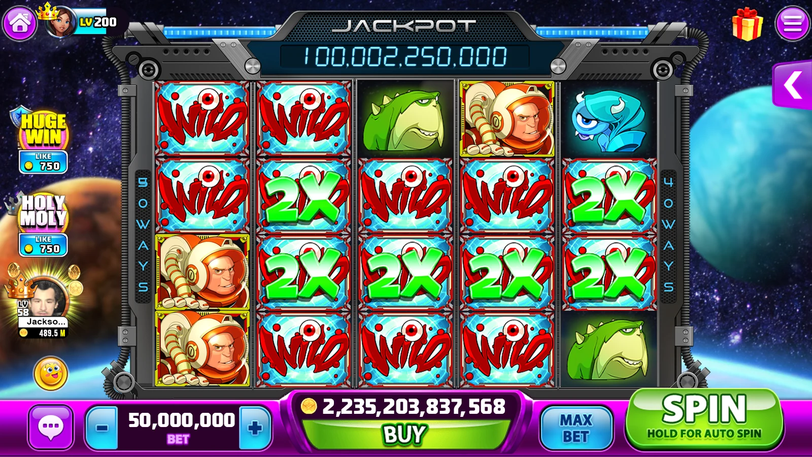 Holy Moly Casino Slots screenshot